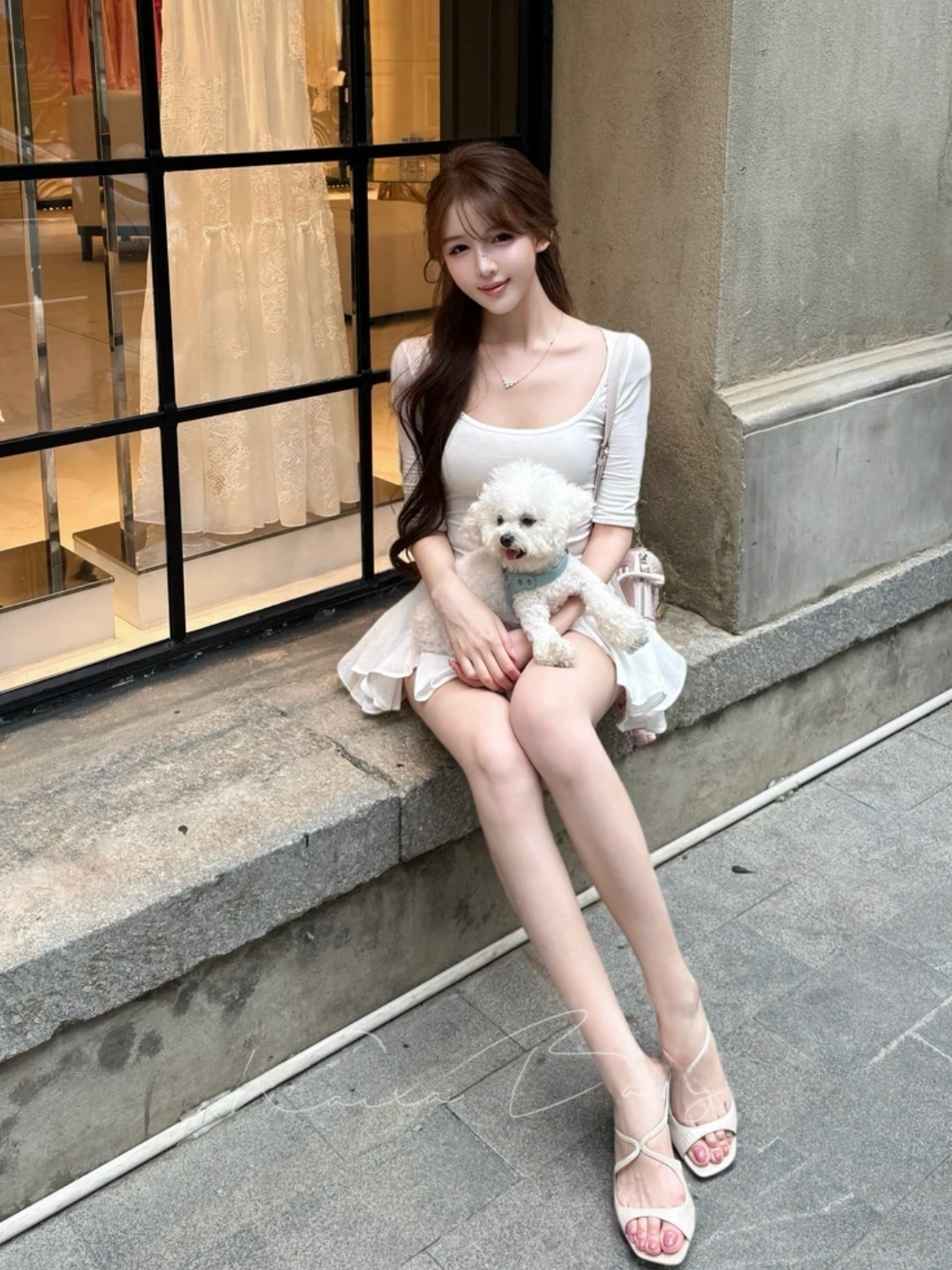 Summer Line Clothing Brand - Pure High Waist A-Line Skirt And