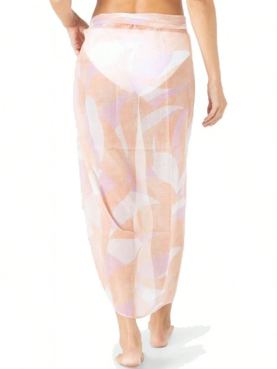 Sarong Pareo Wrap - Lightweight Floral Print Pareo For Women