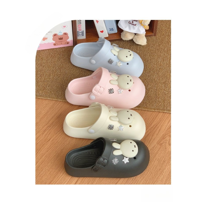 Summer Clothing For A Beach - Miffy Rabbit Thick soled Arch Support