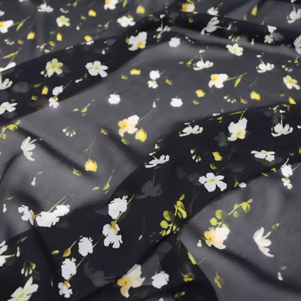 Soft Summer Yellow Clothing - Fashionable Beautiful Small Yellow Flower Floral