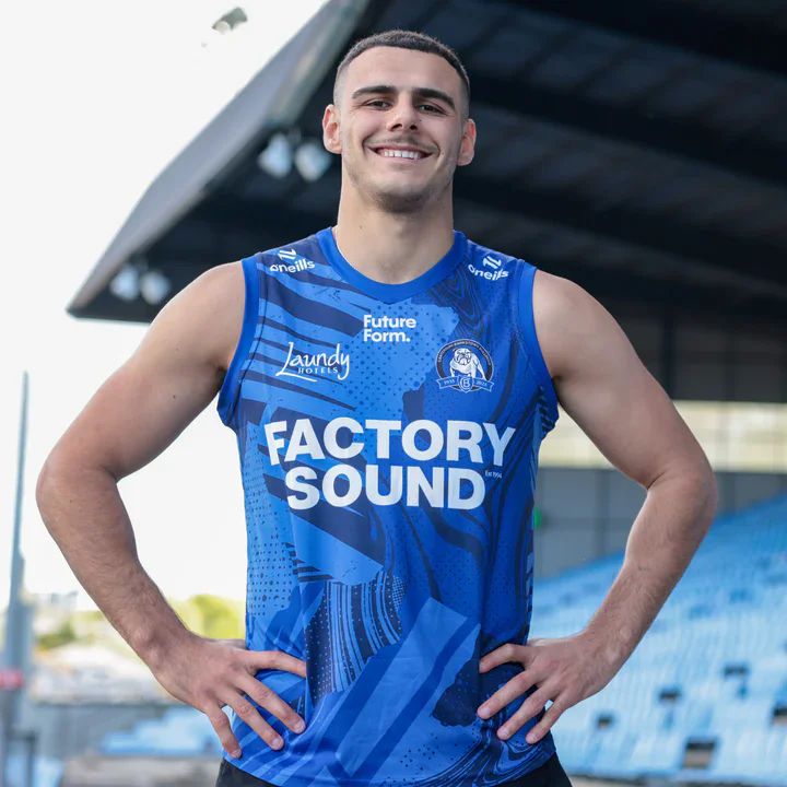 Summer Clothing Name - Bulldogs 2026 Home/Blue Training Vest (PRINT