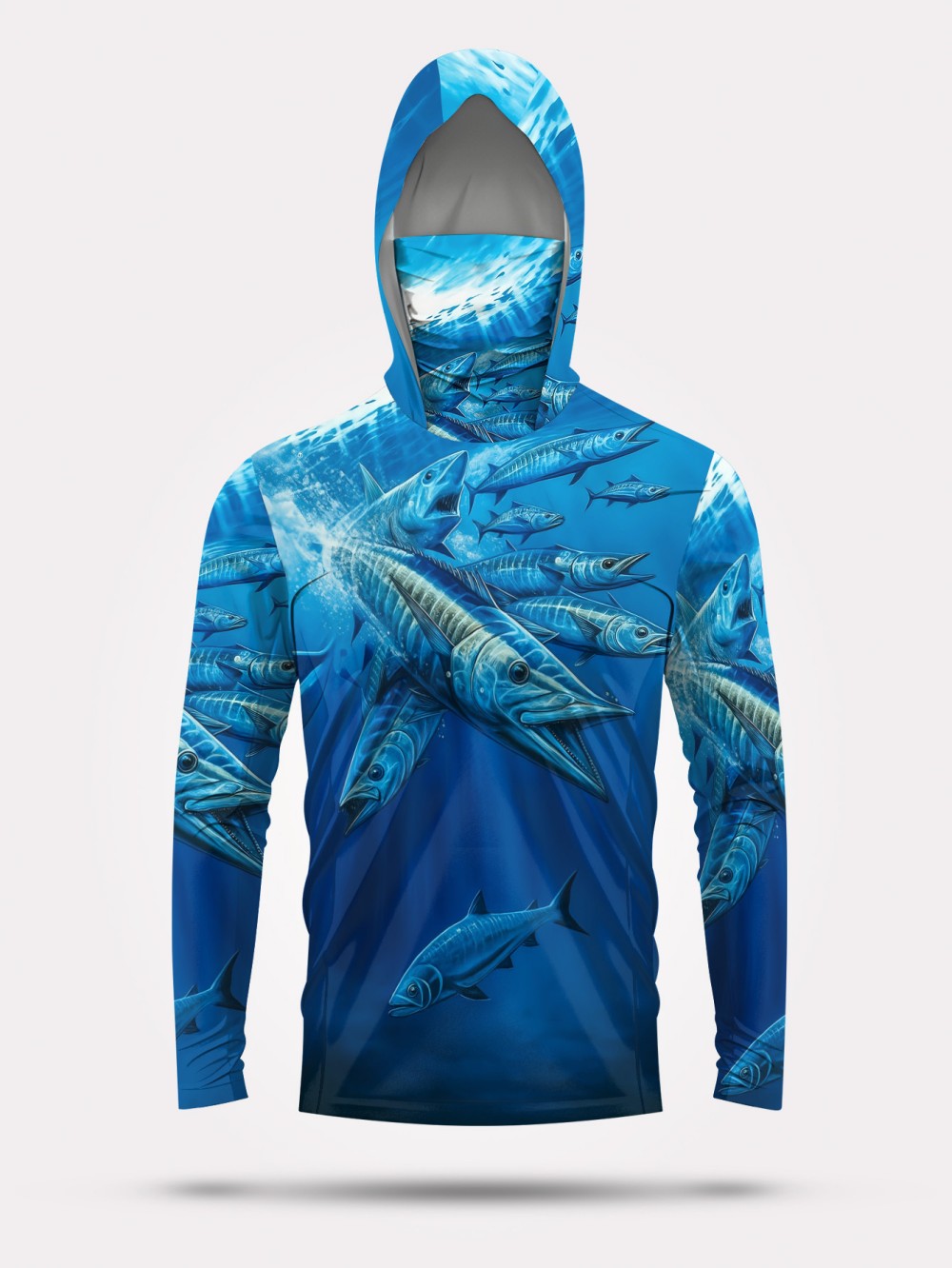 Summer Clothing Essentials - Men's summer fashion fish school print