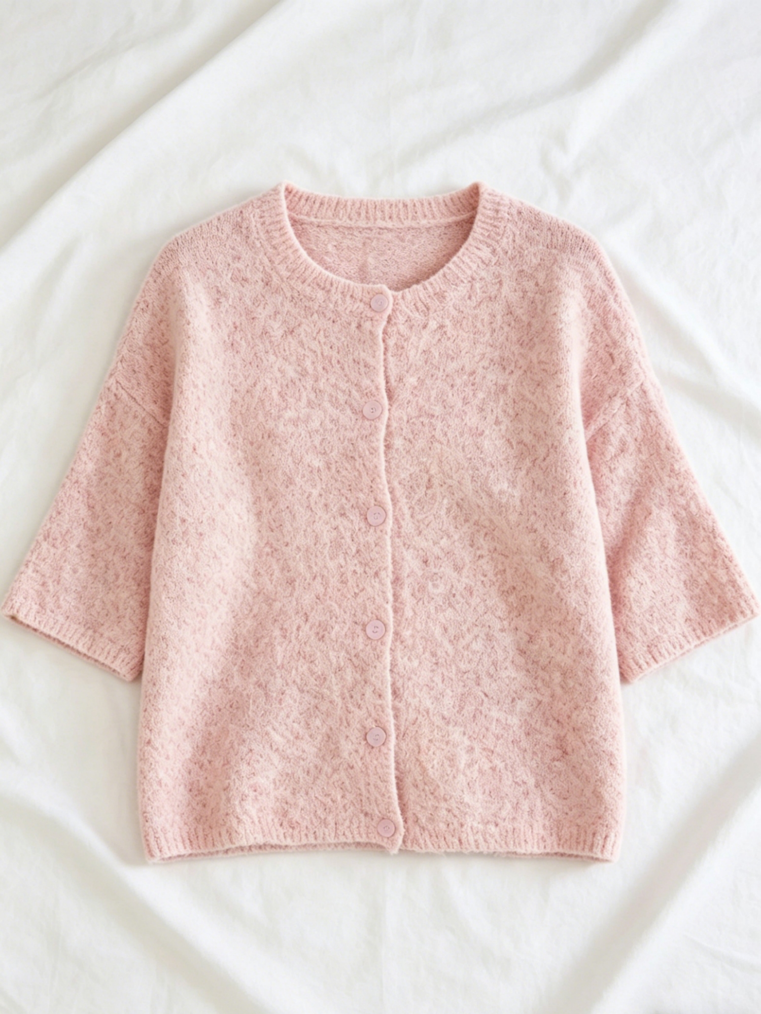 Summer Clothing For Plus Size Women - Women's plus size button knit cardigan,