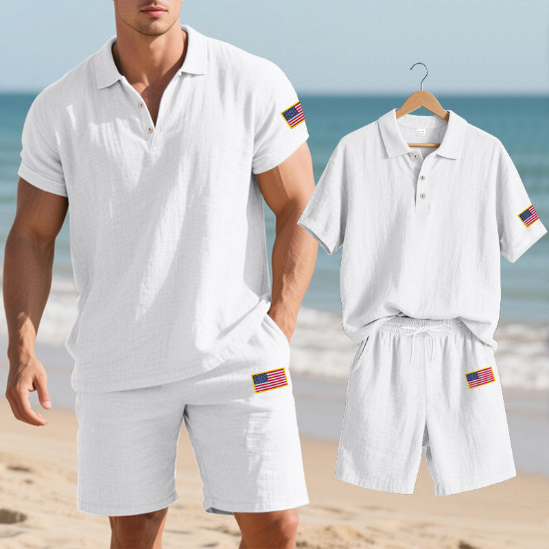 Summer Clothing For A Beach - Summer Men's Casual Linen Independent Day