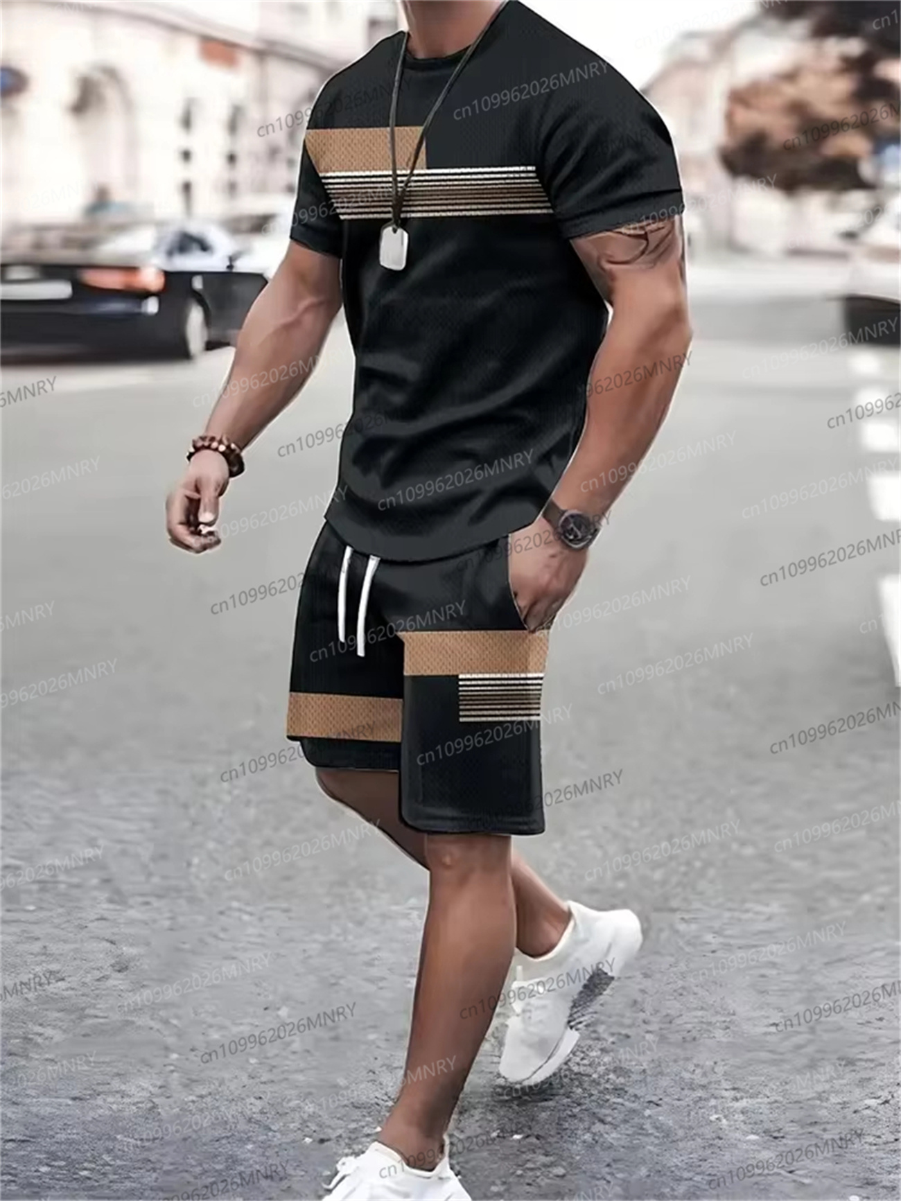 New summer men's sportswear sh - Summer Clothing For A Beach avis et prix