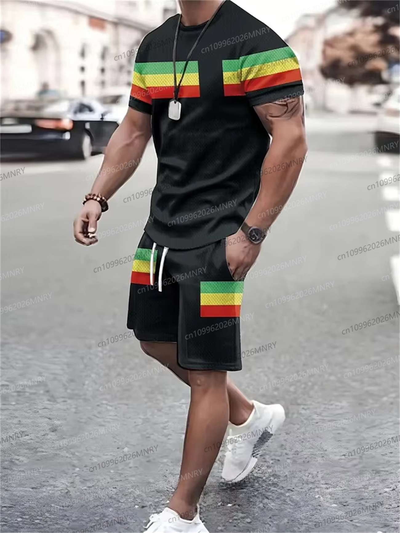 New summer men's sportswear sh - Summer Clothing For A Beach avis et prix