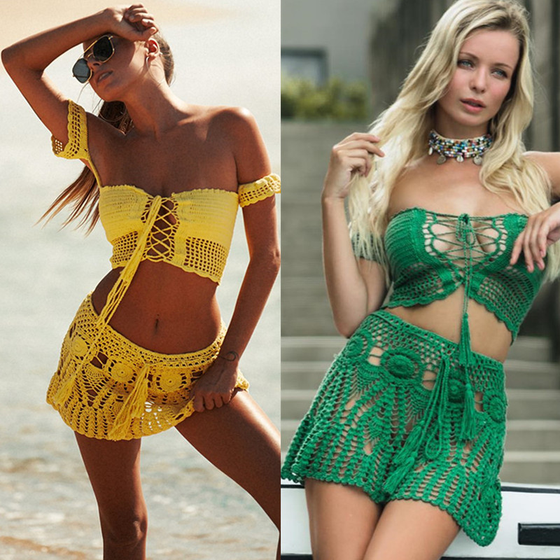Hand Crochet Florens Skirt Wom - Sarong Pareo Wrap avis et prix