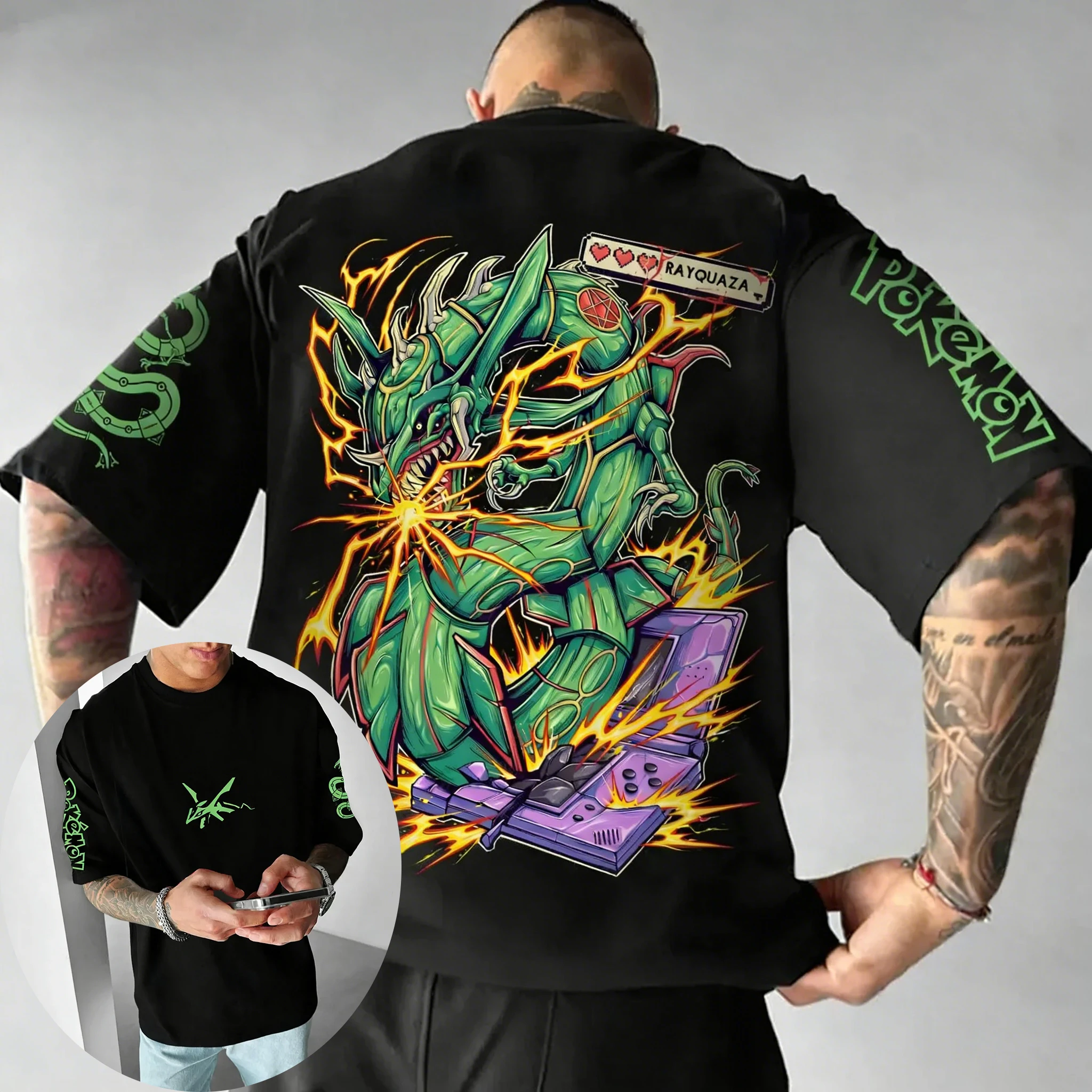 Pokemon  Game Rayquaza Co Bran - Summer Games Clothing Brand avis et prix