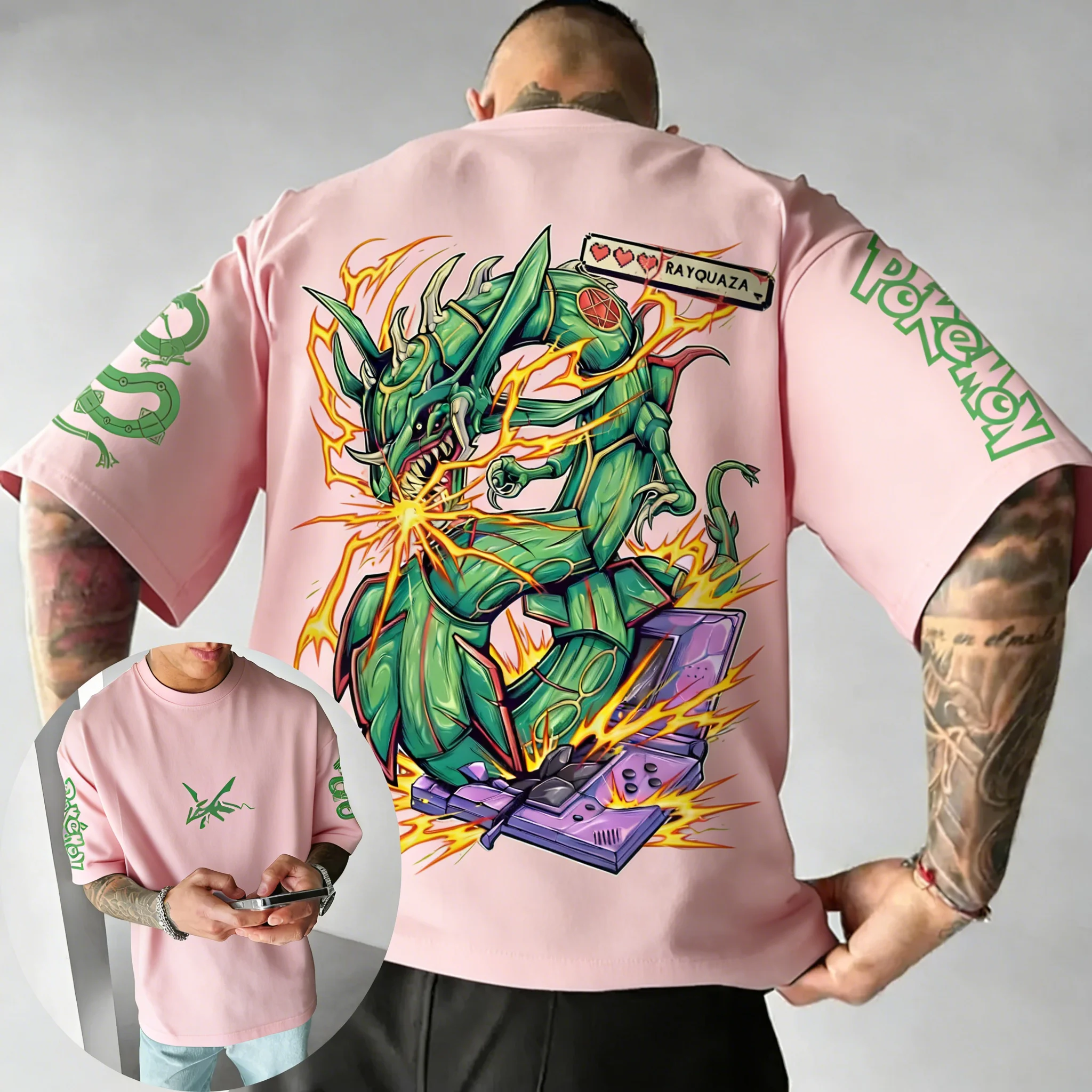 Pokemon  Game Rayquaza Co Bran - Summer Games Clothing Brand avis et prix