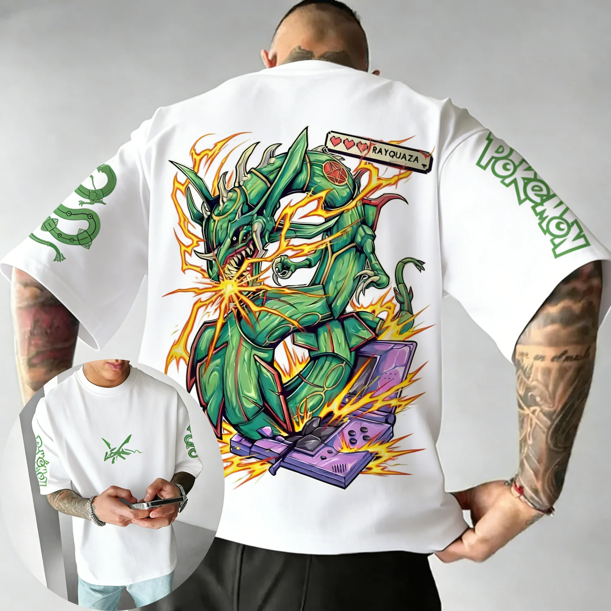 Pokemon  Game Rayquaza Co Bran - Summer Games Clothing Brand avis et prix