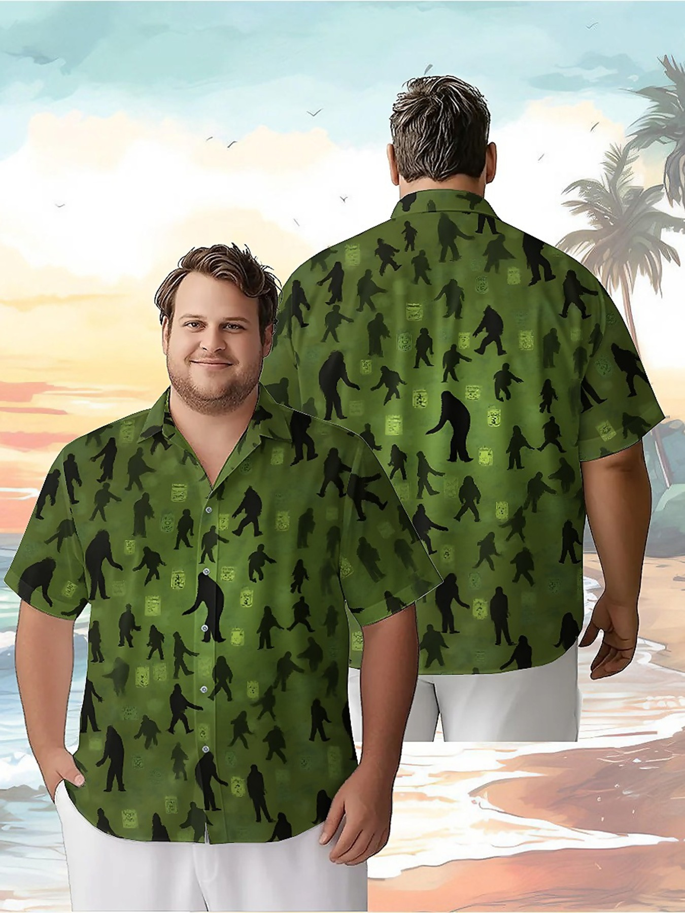 Men's Plus Size Hawaiian Shirt - Summer Clothing For A Beach avis et prix
