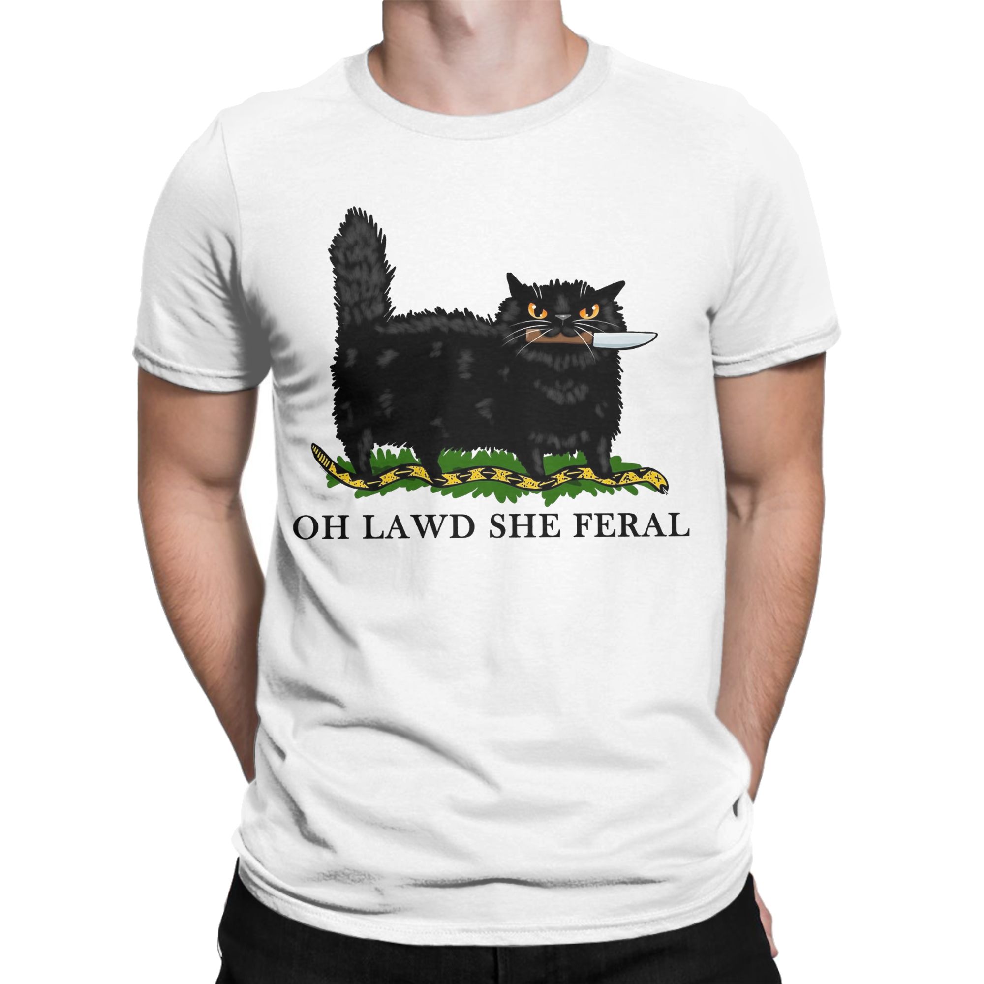 Men Oh Lawd She Feral Black Ca - Summer Clothing Not Shein avis et prix