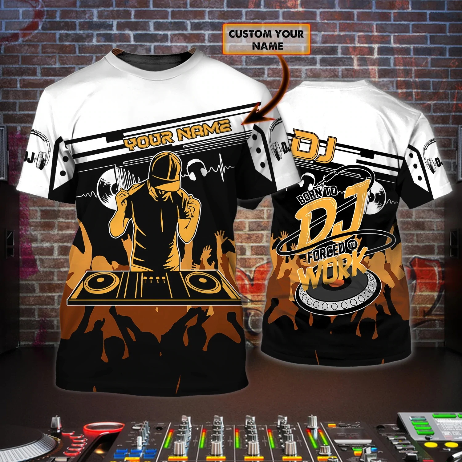 Newest Summer Men's T-shirt DJ - Summer Clothing Name avis et prix