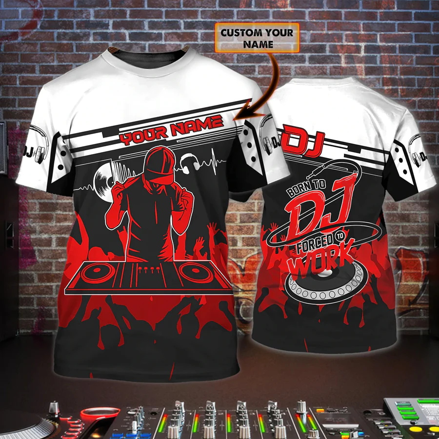 Newest Summer Men's T-shirt DJ - Summer Clothing Name avis et prix