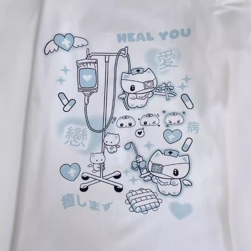 Anime Y2k Cartoon Kawaii Cat P - Summer Clothing Cartoon avis et prix