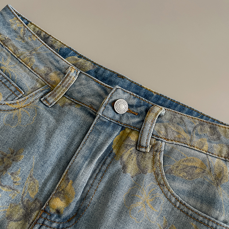 Elegant Women Denim Skirt Yell - Soft Summer Yellow Clothing avis et prix