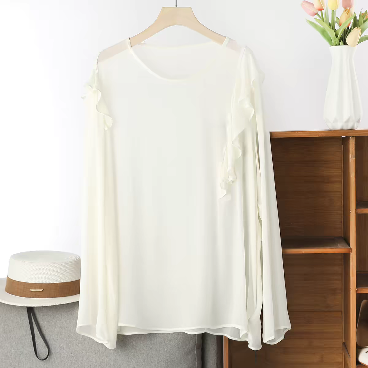 French Elegant Long Sleeve Ruf - Summer Clothing For Plus Size Women avis et prix