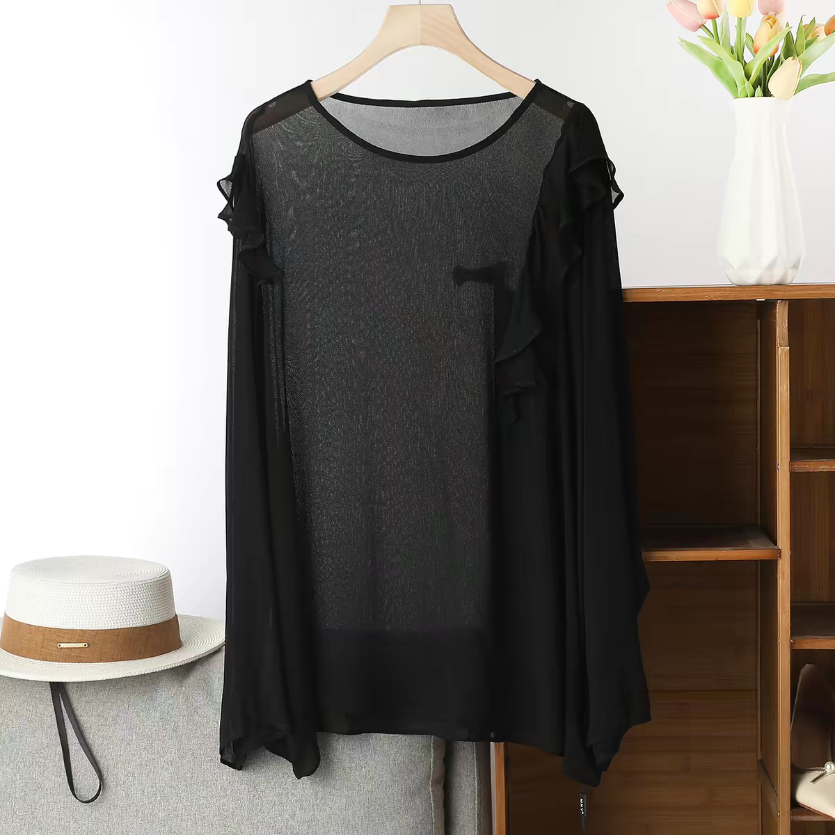 French Elegant Long Sleeve Ruf - Summer Clothing For Plus Size Women avis et prix