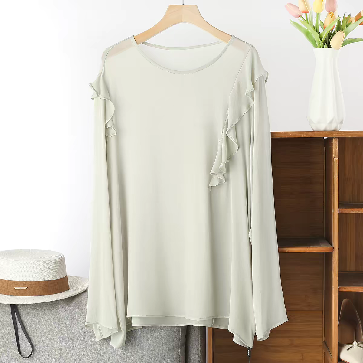 French Elegant Long Sleeve Ruf - Summer Clothing For Plus Size Women avis et prix