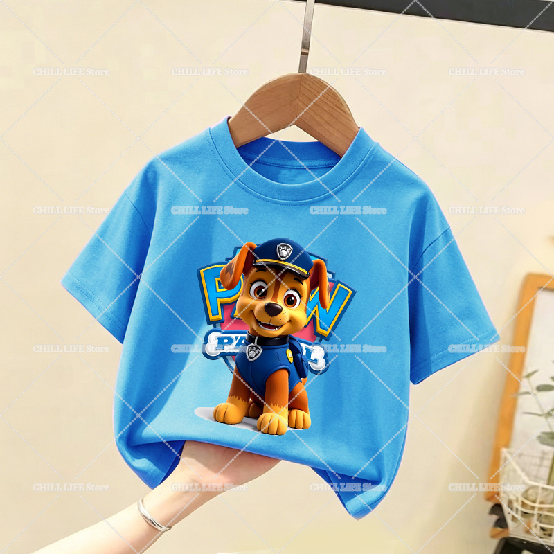 Paw Patrols Children T Shirt C - Summer Dog Clothing avis et prix
