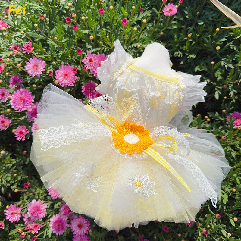 Summer Yellow Daisy Flower Pet - Soft Summer Yellow Clothing avis et prix