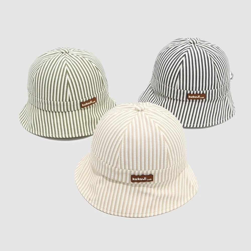 New Striped Baby Bucket Hat Ad - Sun Hat Wide Brim avis et prix