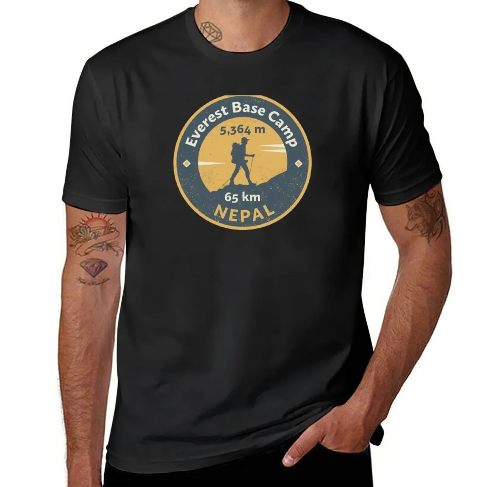 Crewneck Short Sleeve T Shirts - Summer Everest Clothing avis et prix