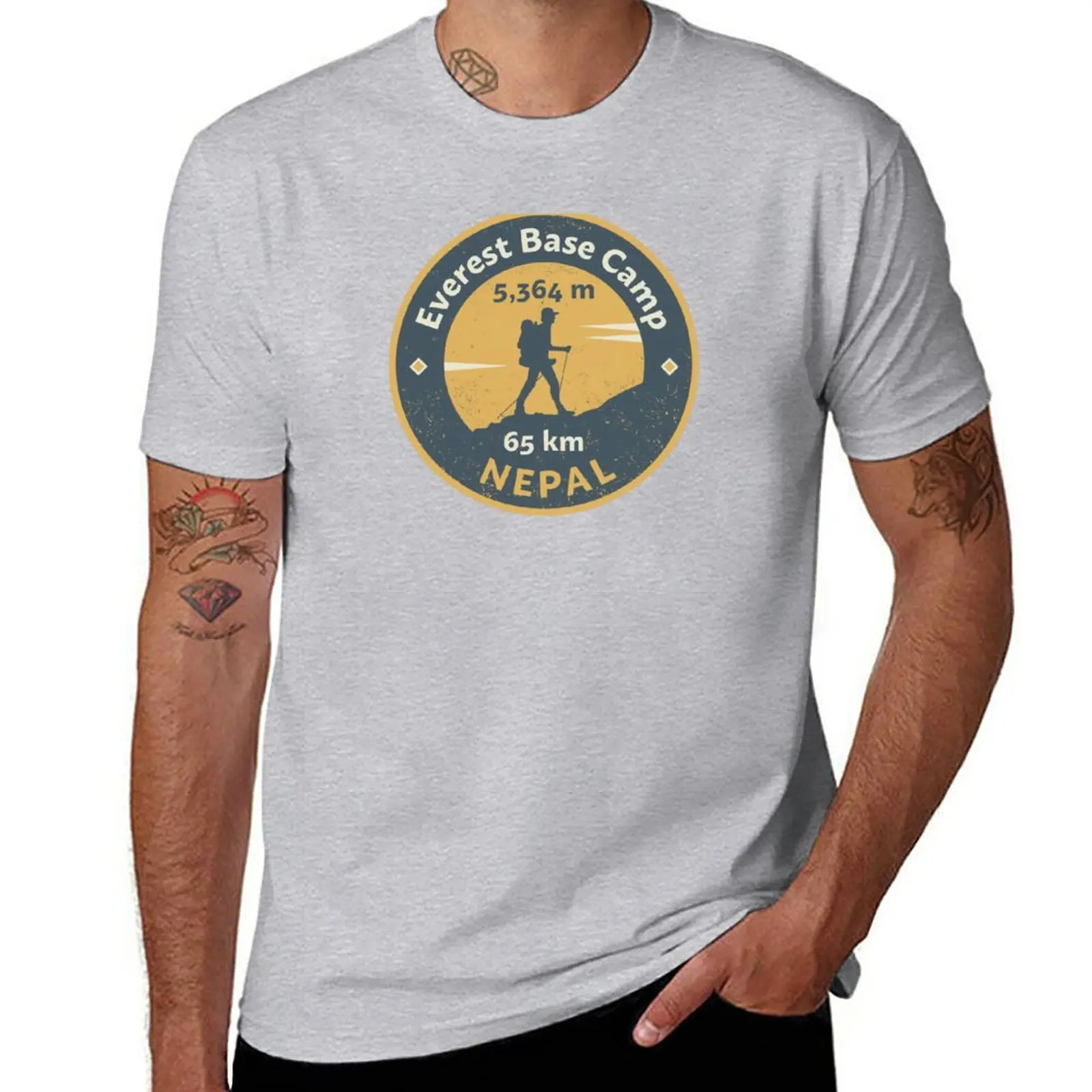 Crewneck Short Sleeve T Shirts - Summer Everest Clothing avis et prix
