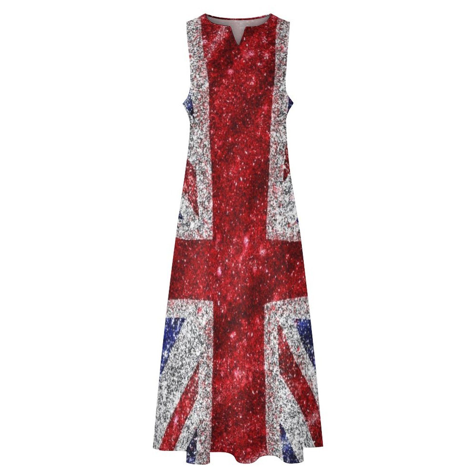 Faux Glitter Union Jack Flag U - Womens Summer Clothing Uk avis et prix