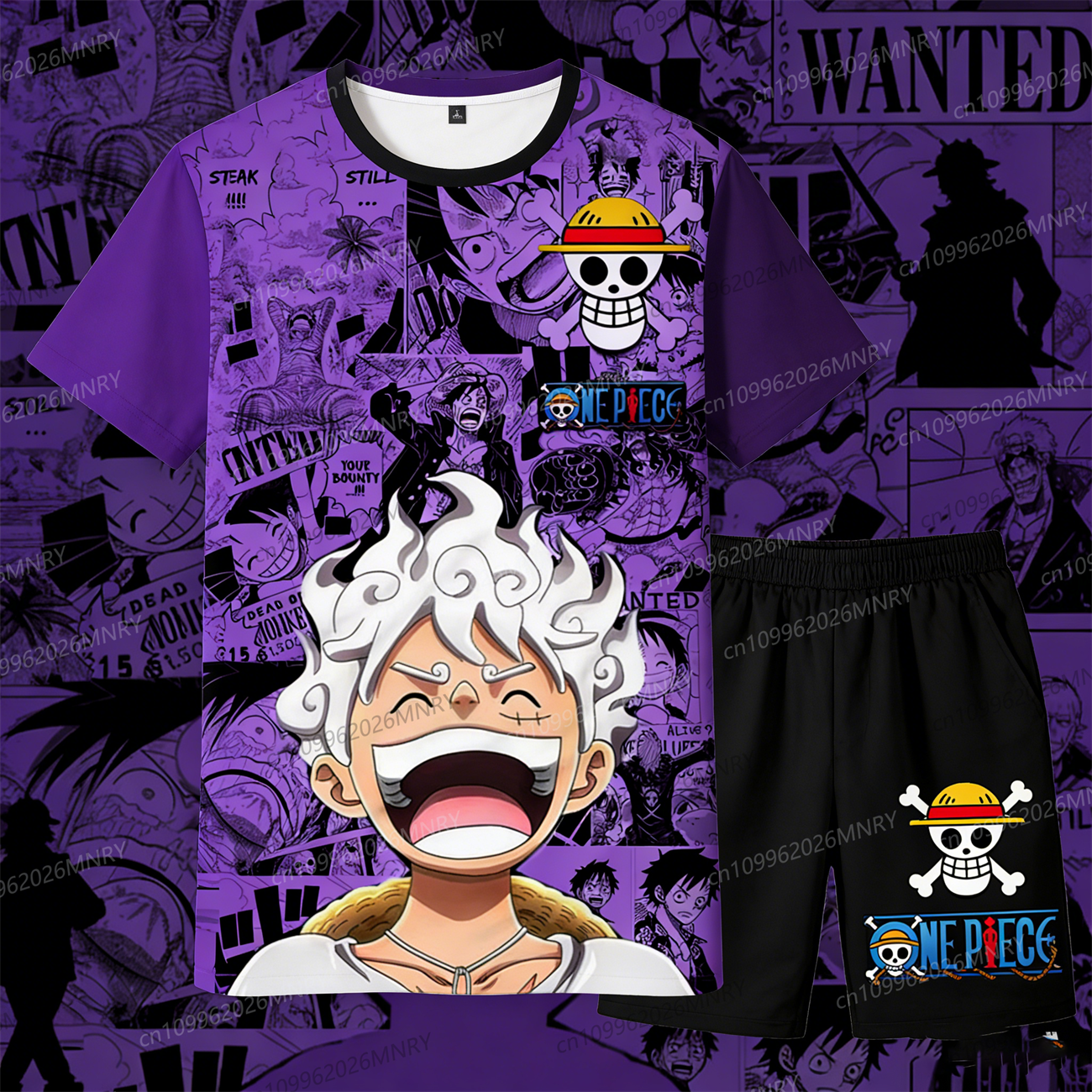 Anime One Piece 2 piece set Co - Summer Clothing For A Beach avis et prix