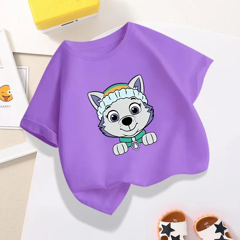 Paw Patrols Series T-Shirt Pur - Summer Everest Clothing avis et prix