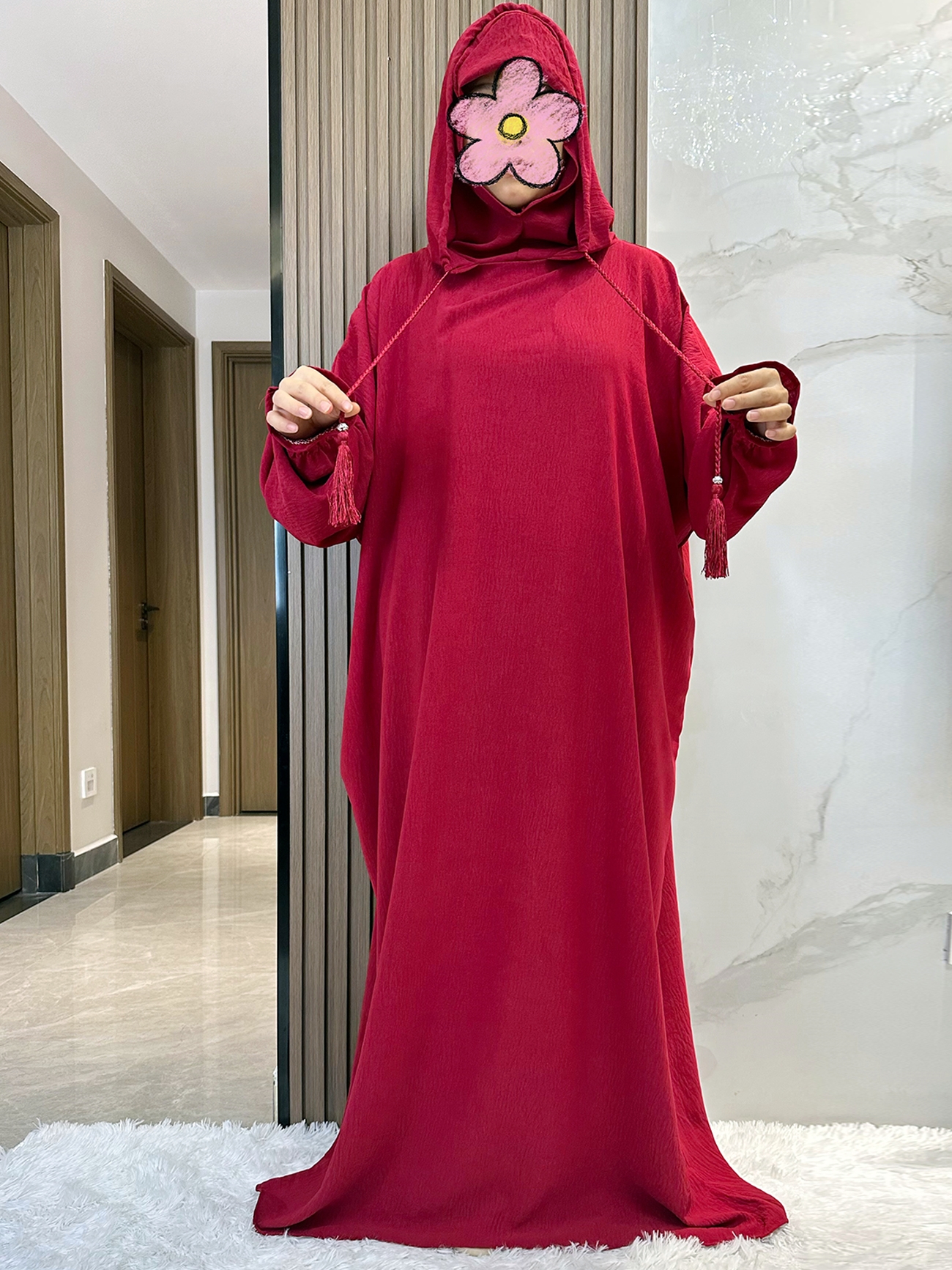 Muslim Abaya Long Sleeve 2 Hat - Summer Clothing Hijab avis et prix