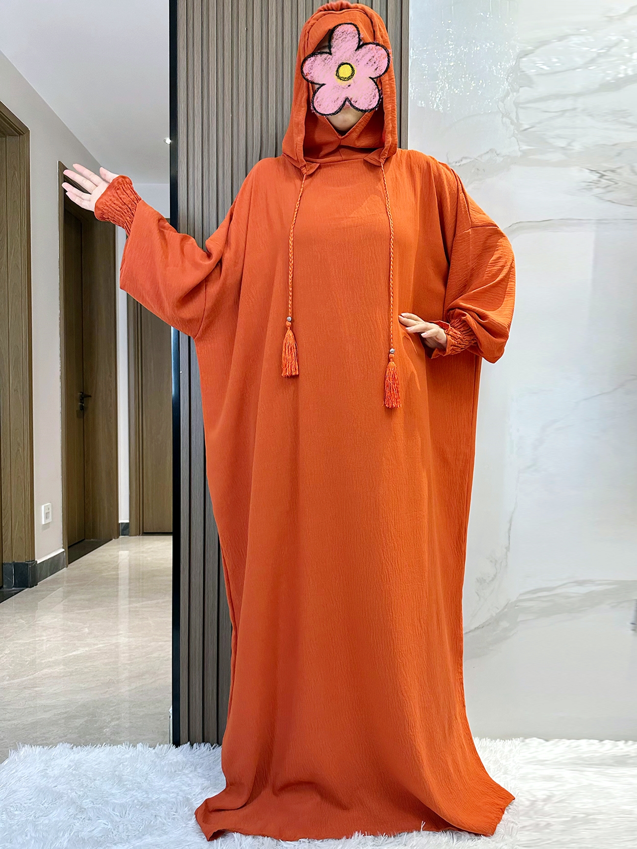 Muslim Abaya Long Sleeve 2 Hat - Summer Clothing Hijab avis et prix