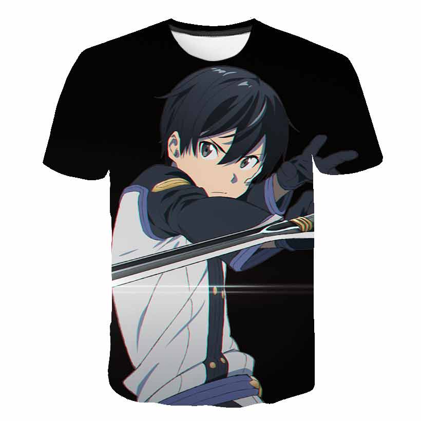 Anime 3D-printed Sword Art Onl - Summer Clothing Online Shopping avis et prix