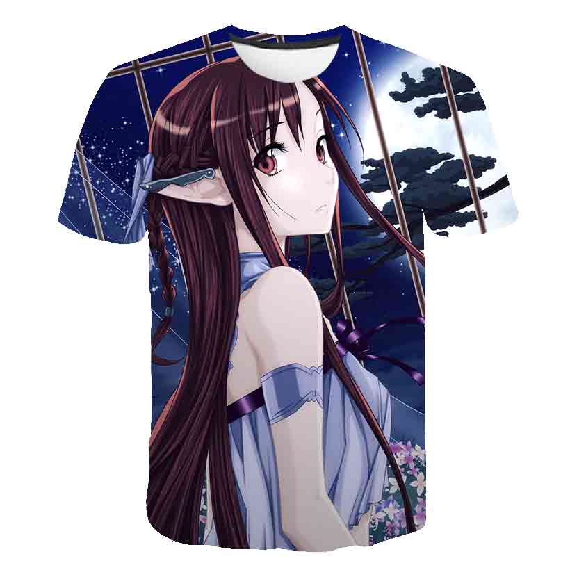 Anime 3D-printed Sword Art Onl - Summer Clothing Online Shopping avis et prix