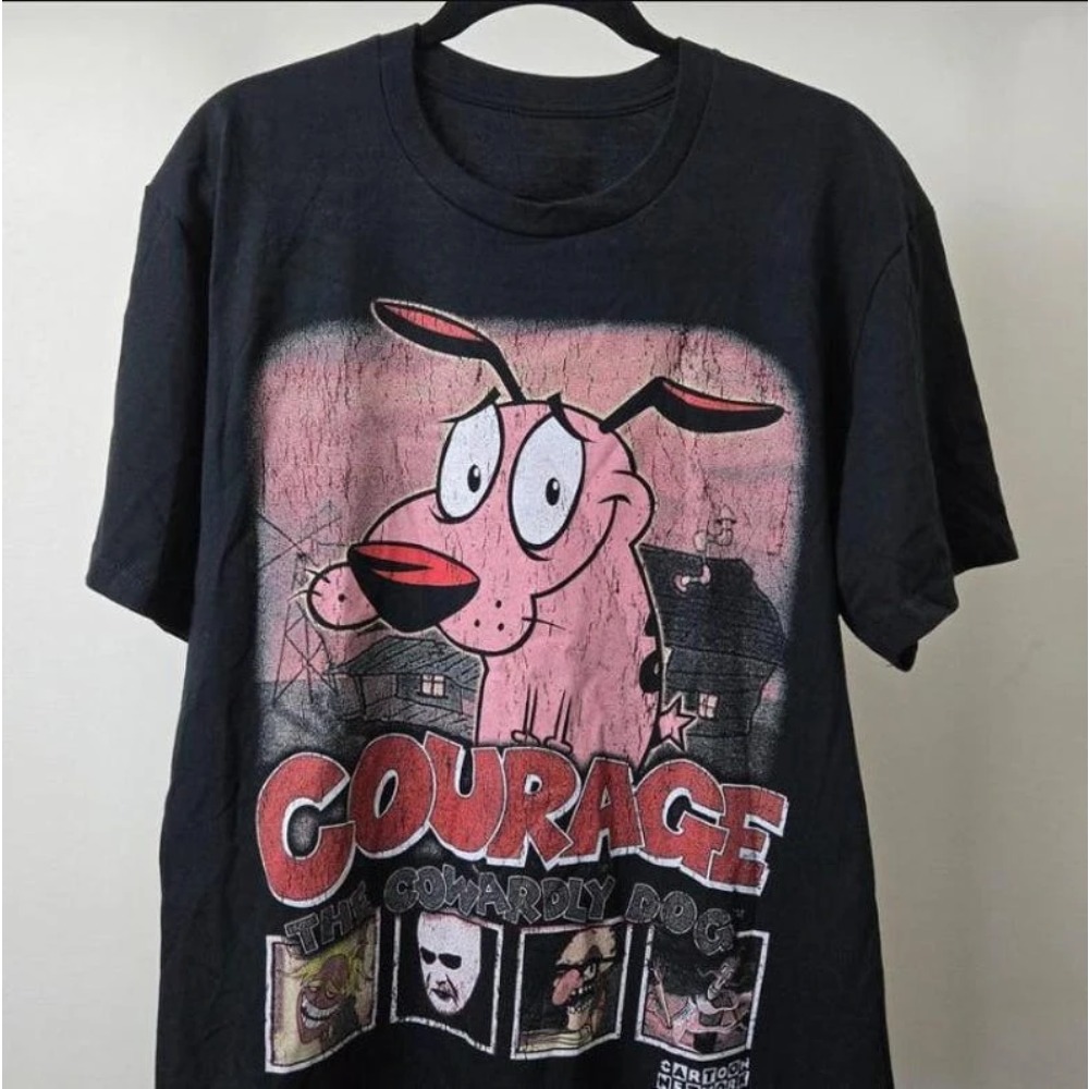 Summer Vintage Courage The Cow - Summer Clothing Cartoon avis et prix