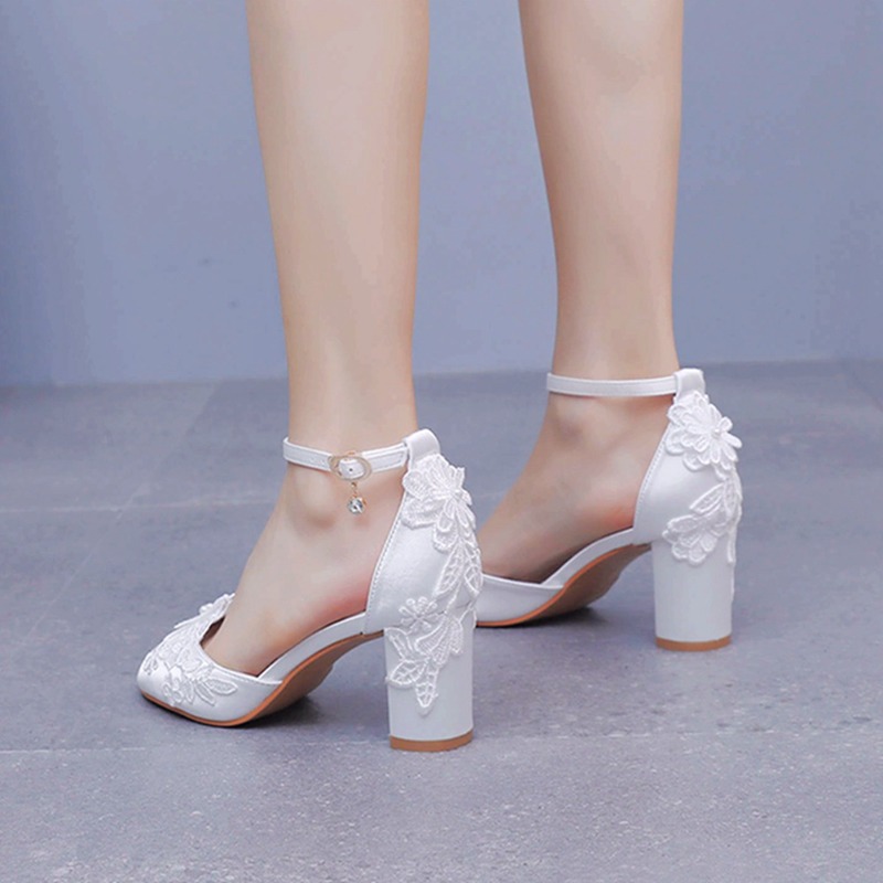 Women White Silk High Heels Su - Summer Clothing Ladies avis et prix