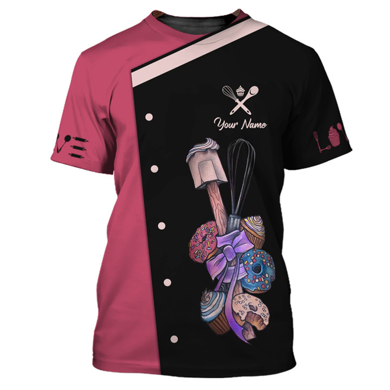 Custom Name Baker Graphic T Sh - Summer Clothing Name avis et prix