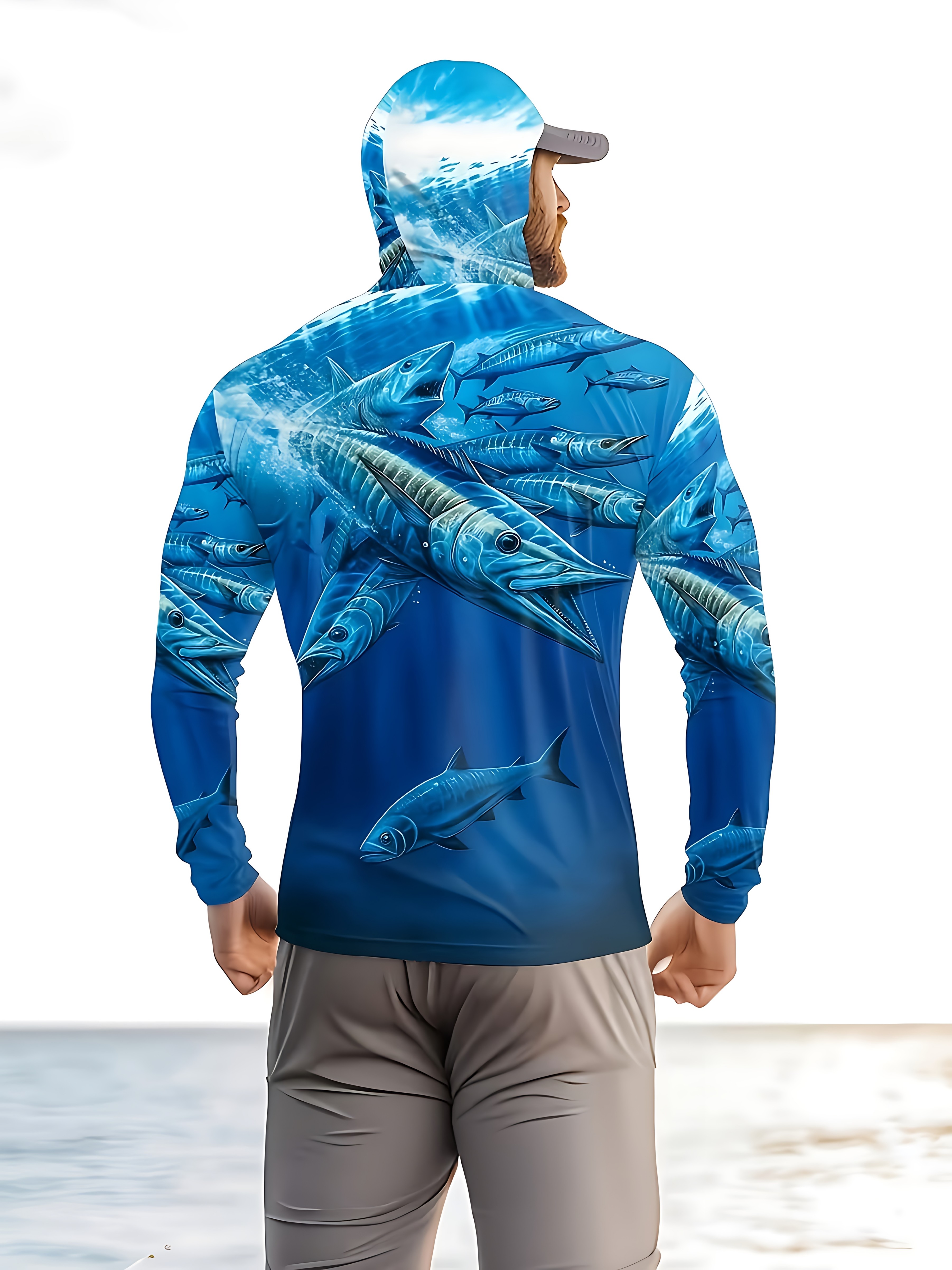 Fishing Shirt Hooded Men Fishi - Summer Clothing Essentials avis et prix