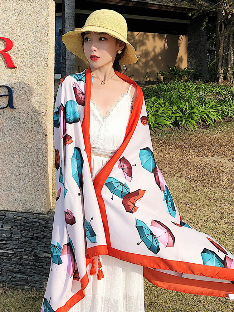 New Satin Summer Hijab Women S - Sarong Pareo Wrap avis et prix