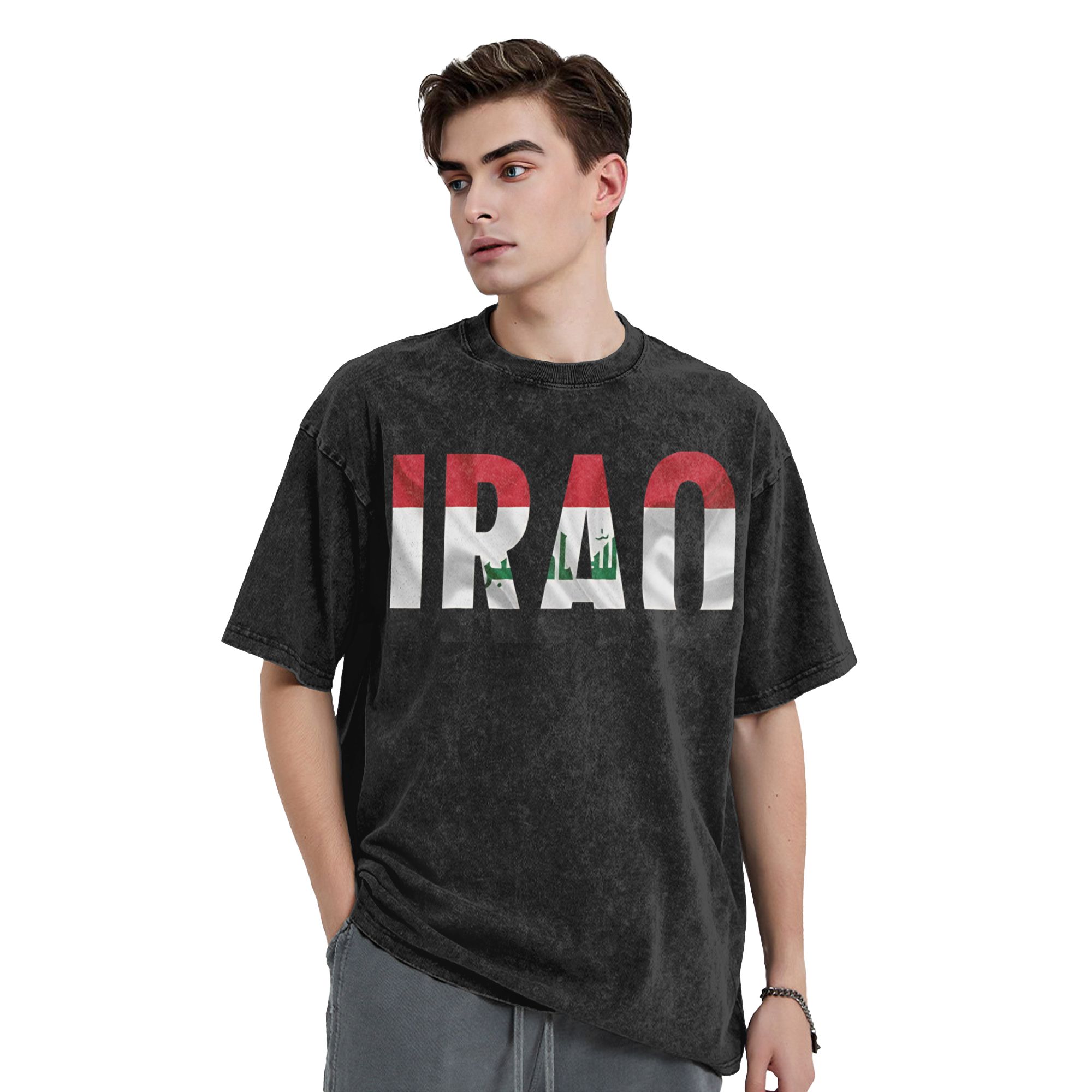 IRAQ Flag Name Stylish T-Shirt - Summer Clothing Name avis et prix