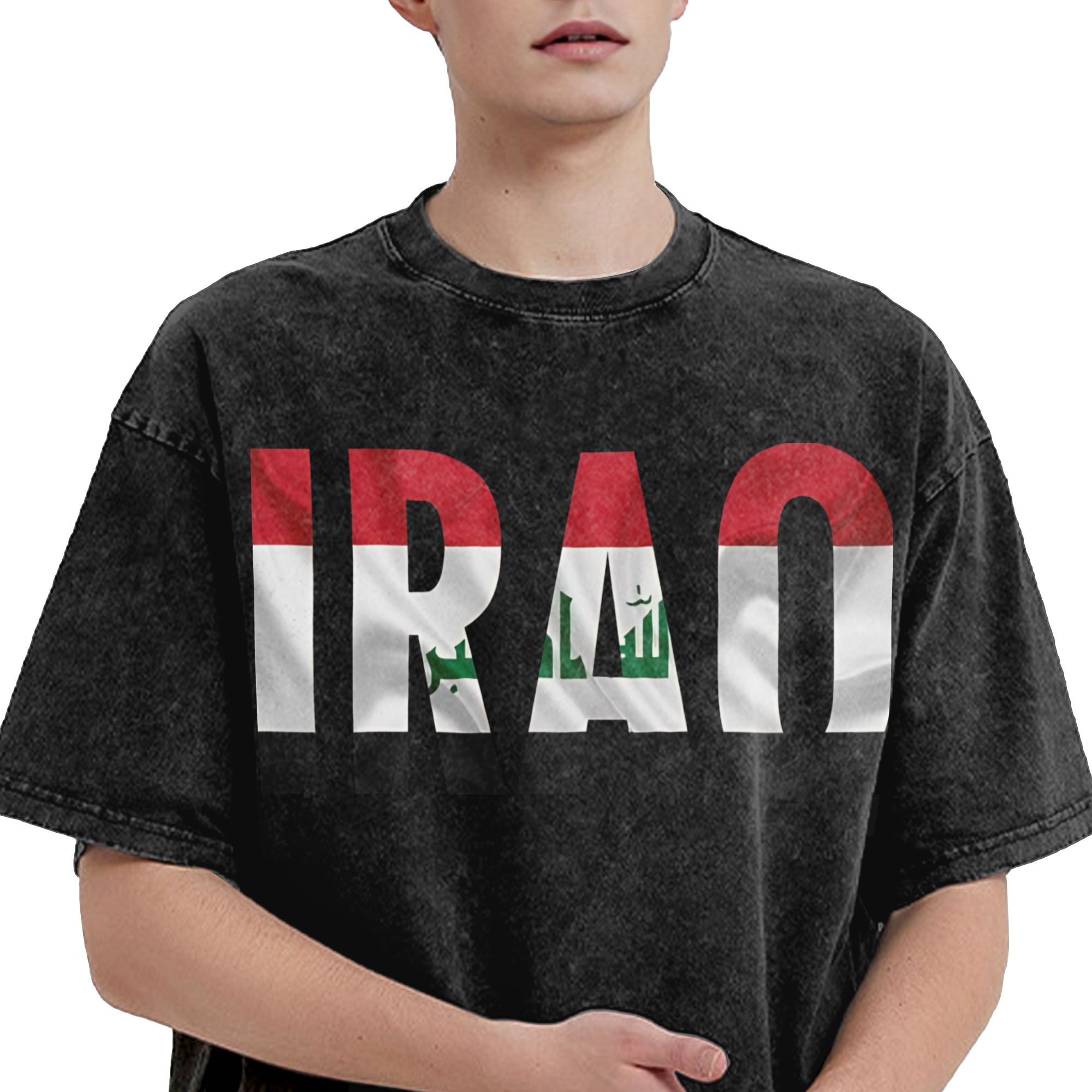 IRAQ Flag Name Stylish T-Shirt - Summer Clothing Name avis et prix