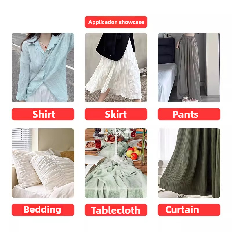 Plain Chiffon Pleated Fabric B - Soft Summer Yellow Clothing avis et prix