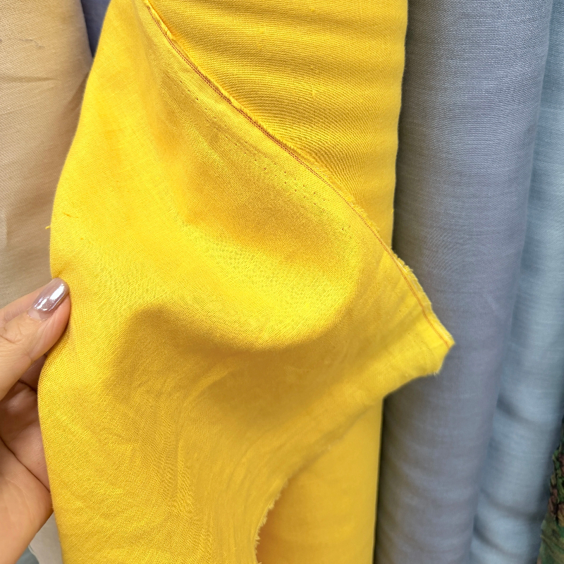 Yellow Blend Fabric Breathable - Soft Summer Yellow Clothing avis et prix