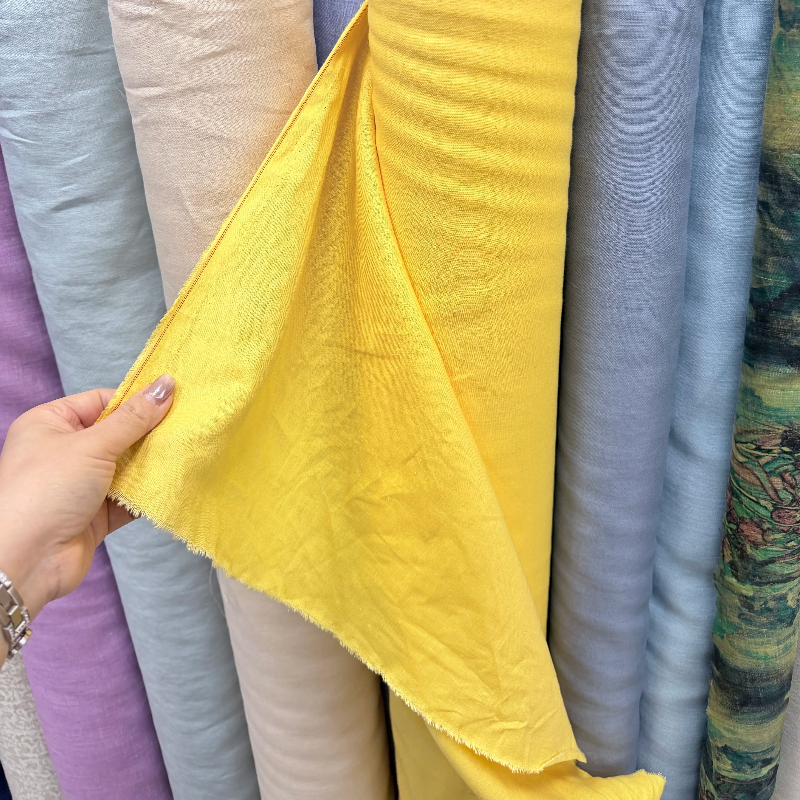Yellow Blend Fabric Breathable - Soft Summer Yellow Clothing avis et prix