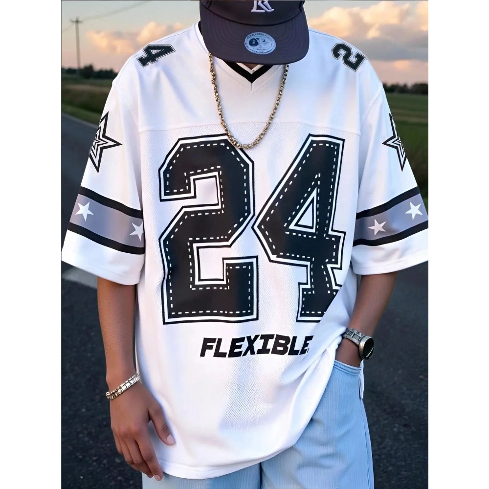 2026 Summer New Men's V-Neck T - Summer Clothing Essentials avis et prix