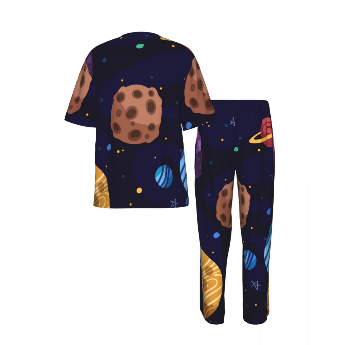 Men Pajamas Suit Short Sleeved - Summer Clothing Cartoon avis et prix