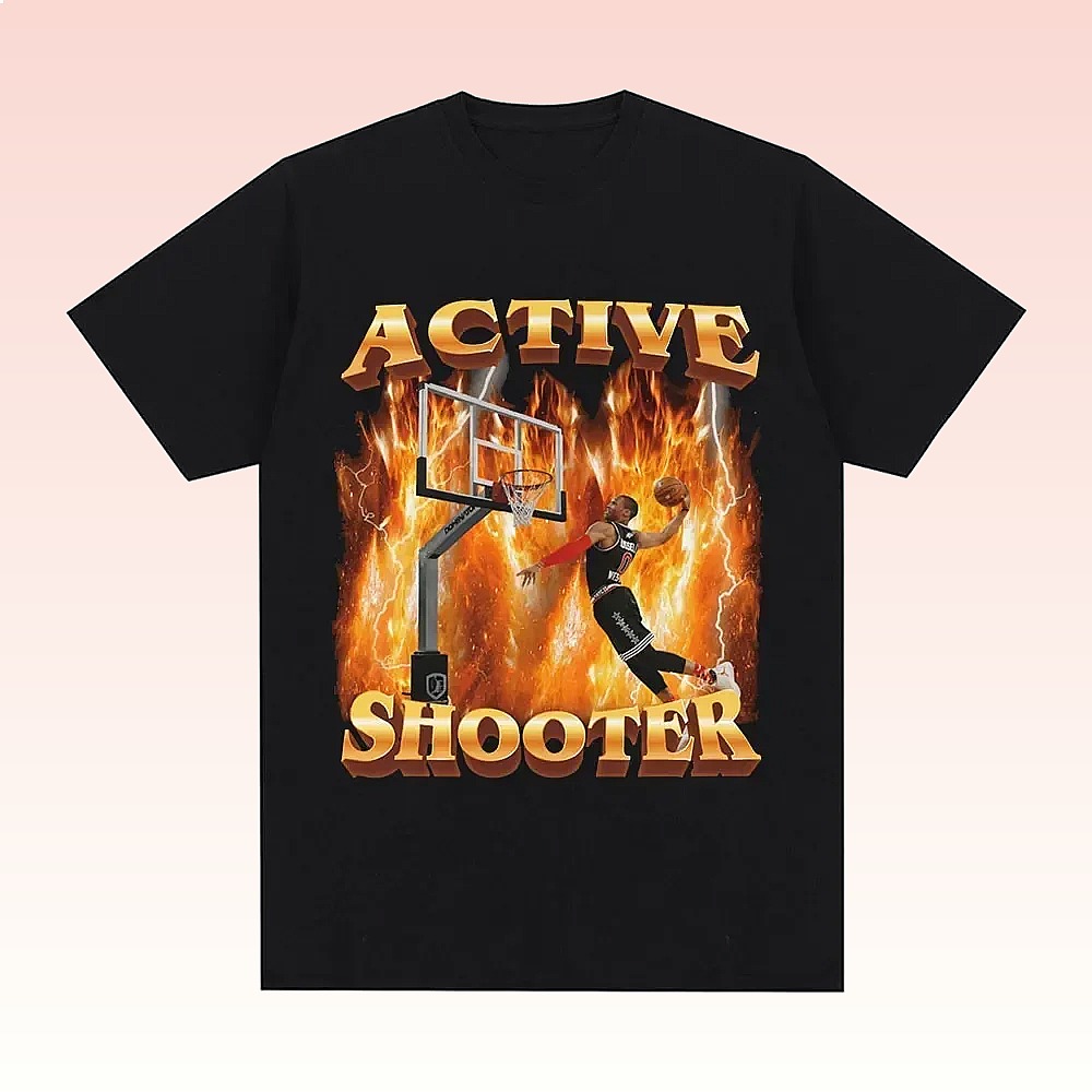 Active Shooter Funny Meme Grap - Summer Clothing Cheap avis et prix