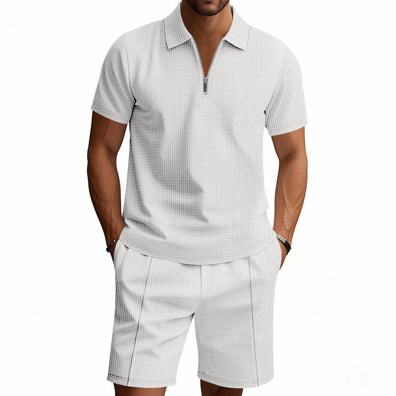 Summer Casual Men's Zipper Sho - Summer Clothing For A Beach avis et prix