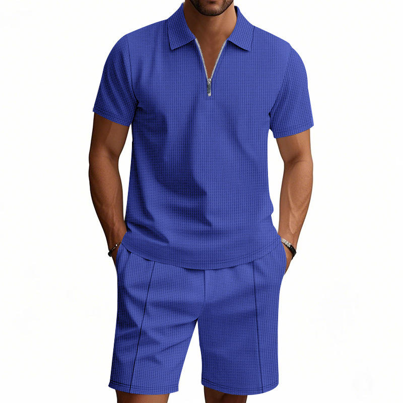 Summer Casual Men's Zipper Sho - Summer Clothing For A Beach avis et prix